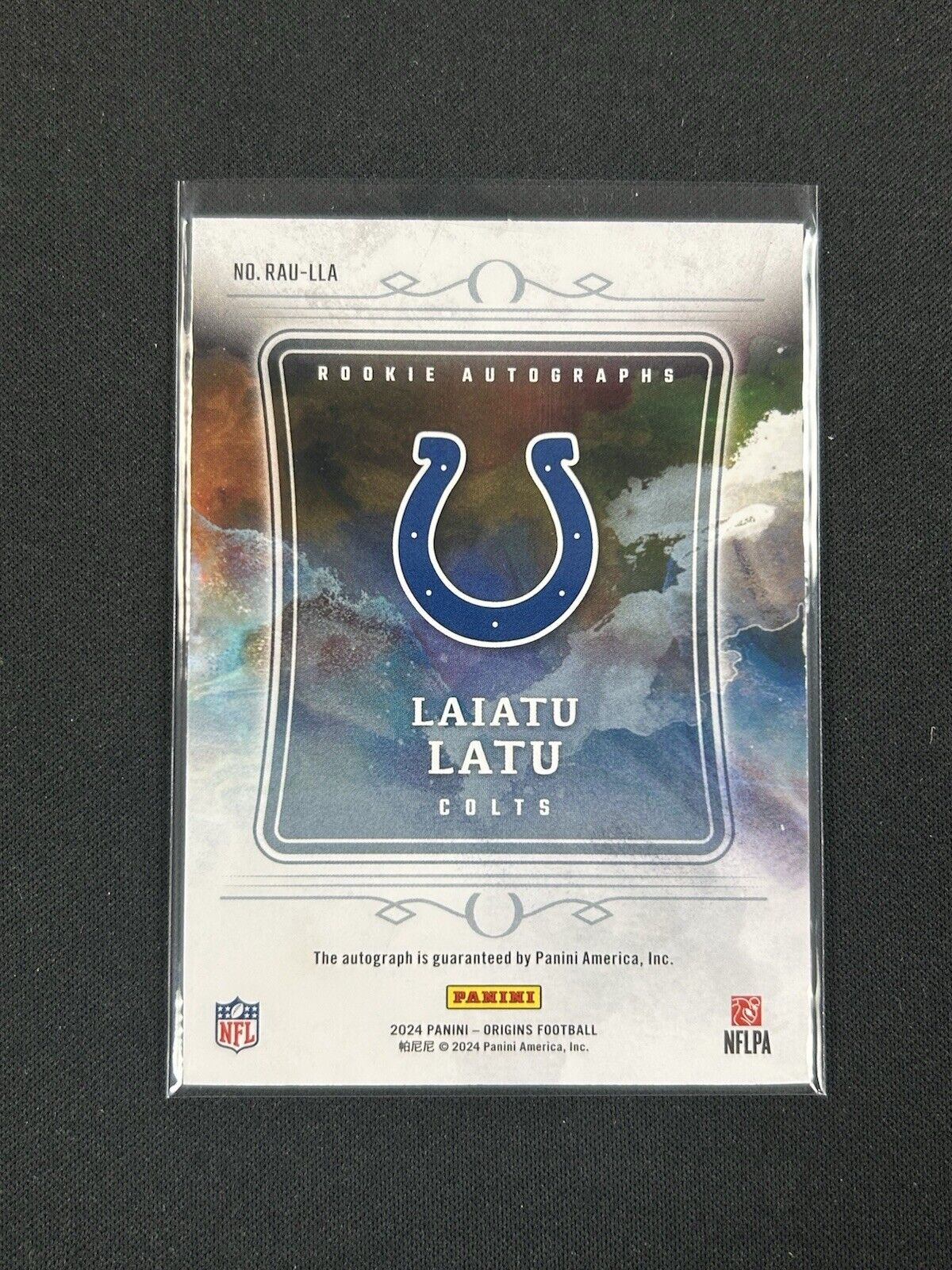 2024 Panini Origins - Rookie Autographs Red #RAU-LLA Laiatu Latu /99