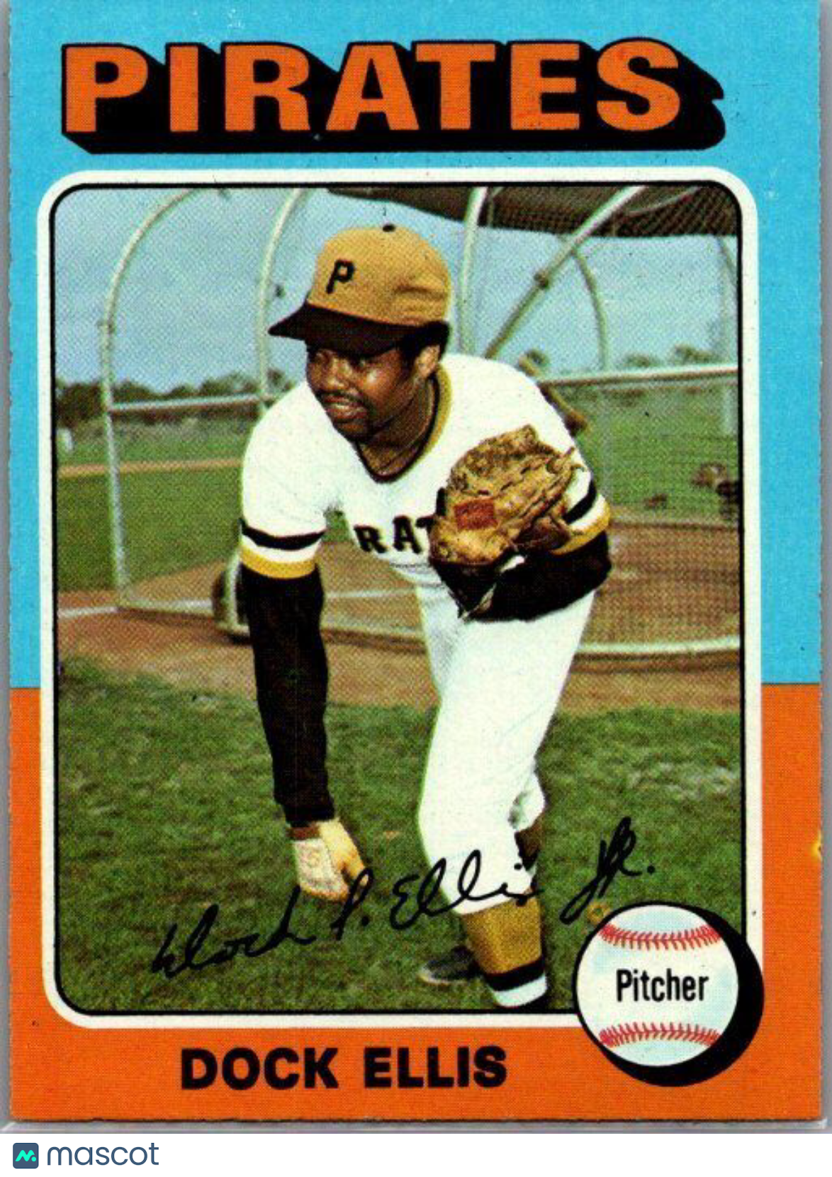 1975 Topps #385 Dock Ellis