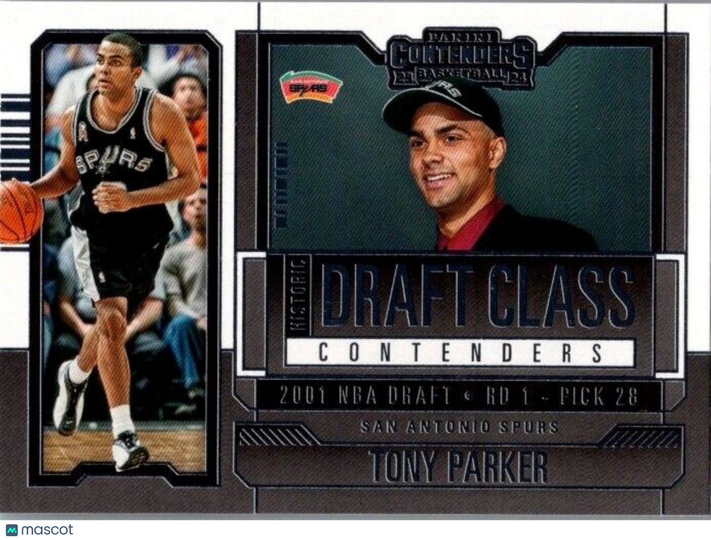 2023-24 Panini Contenders - Historic Draft Class Contenders #18 Tony Parker