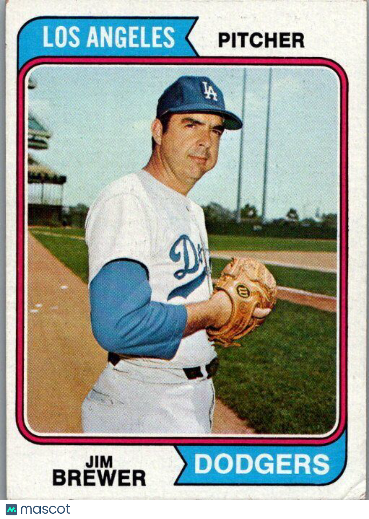 1974 Topps #189 Jim Brewer