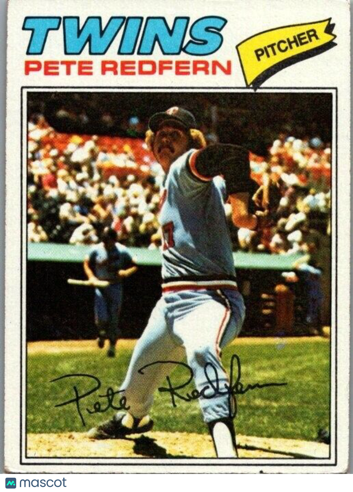 1977 Topps - #249 Pete Redfern (RC)