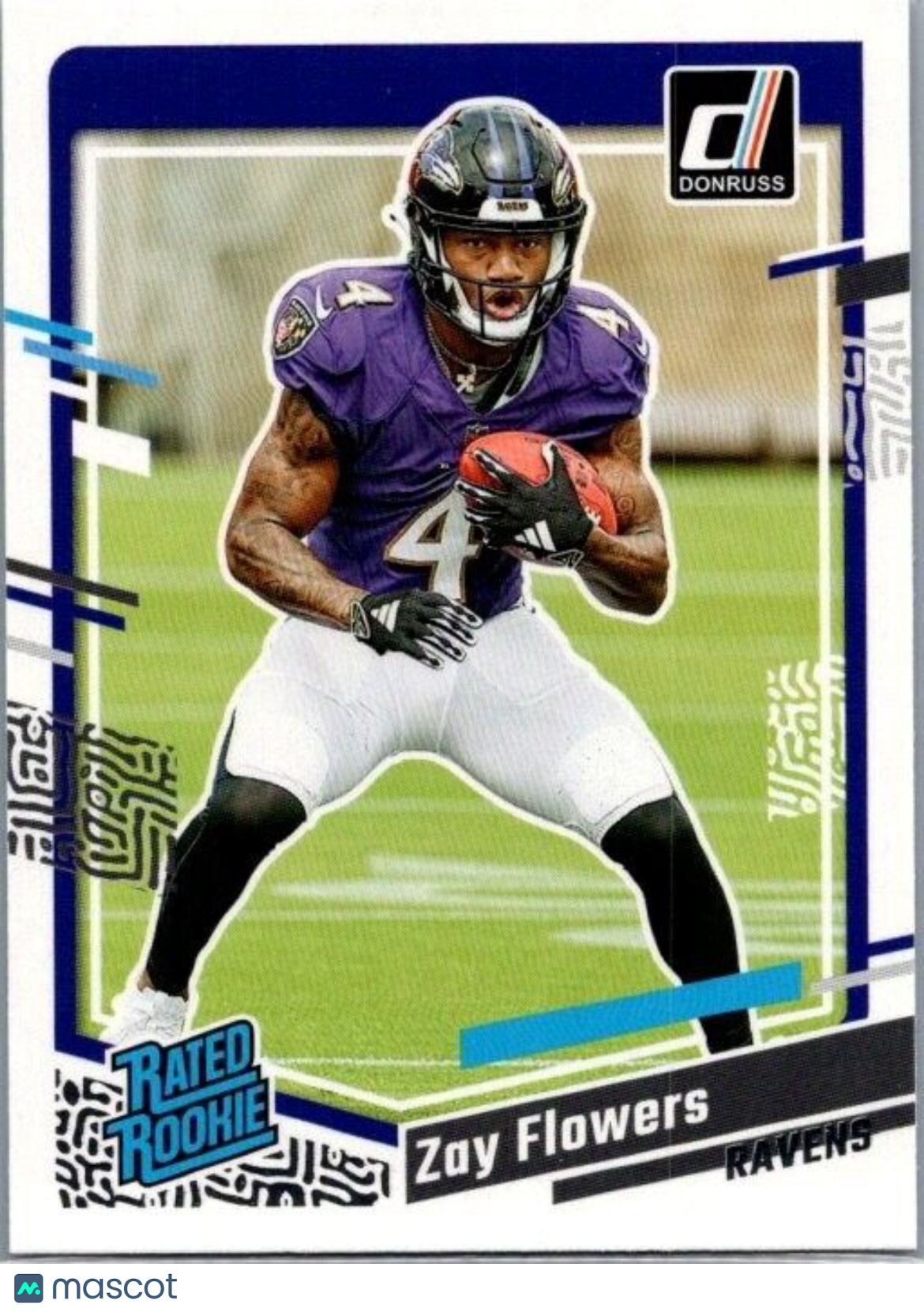 2023 Panini Donruss #307 Zay Flowers Rated Rookie RC