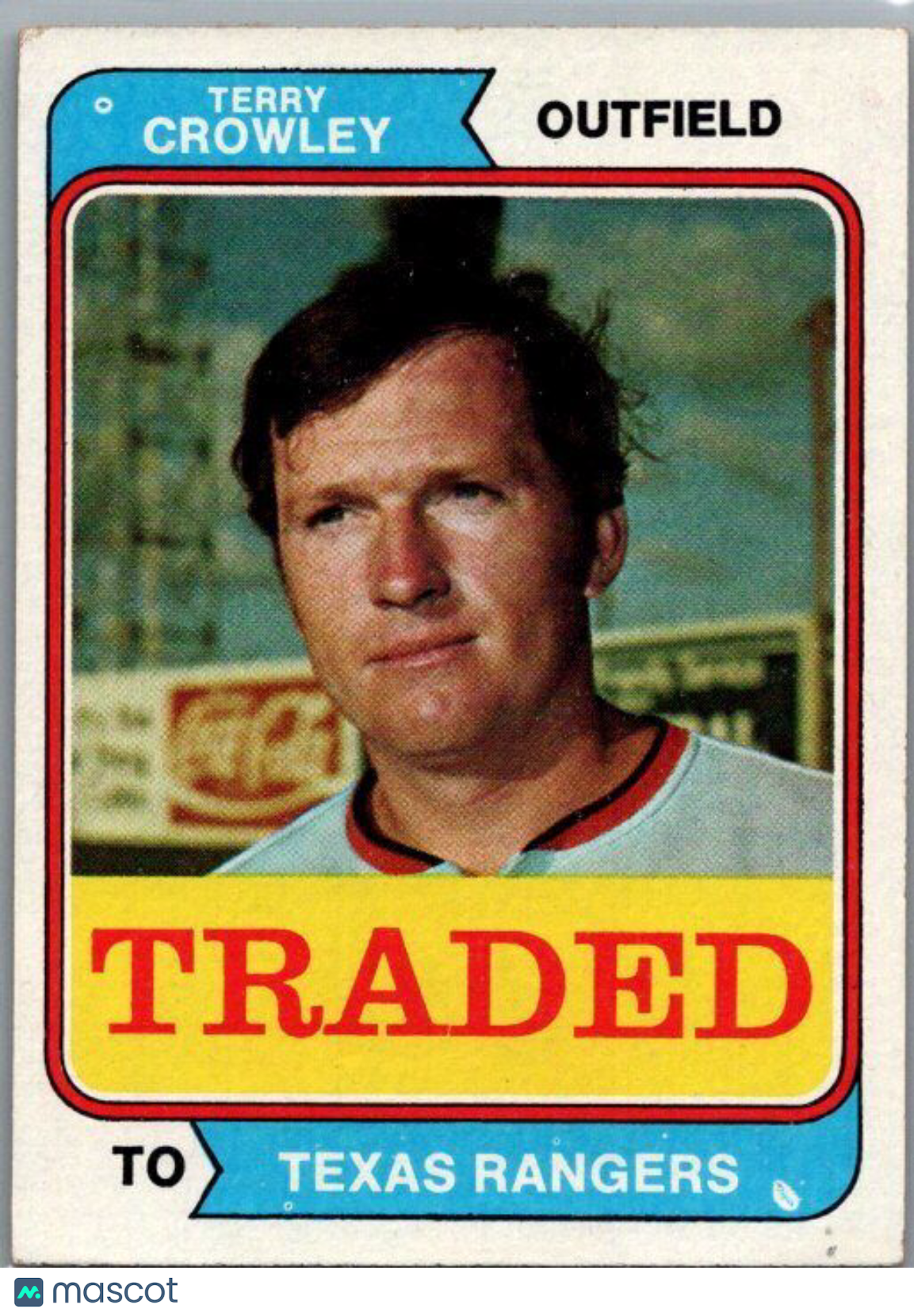 1974 Topps #648T Terry Crowley Traded