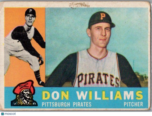 1960 Topps #414a Don Williams White back