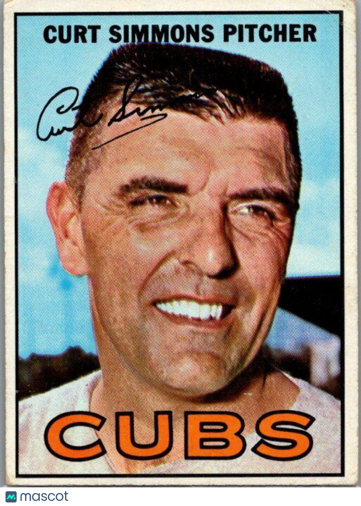 1967 Topps #39 Curt Simmons