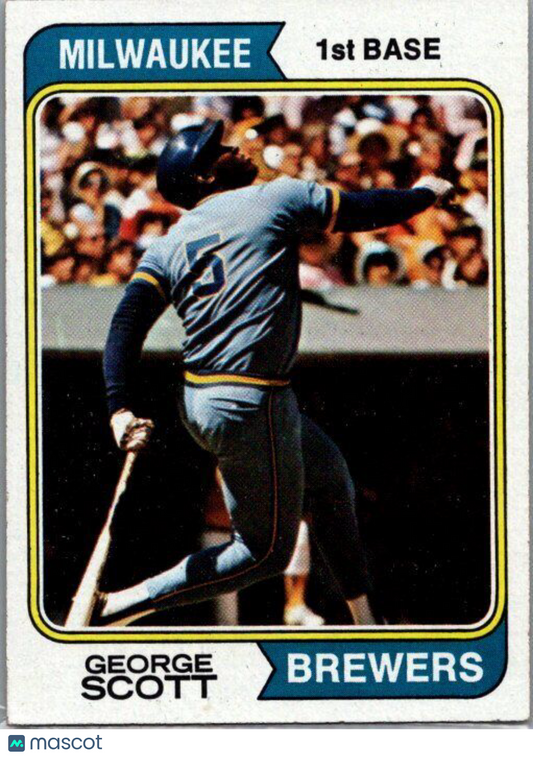 1974 Topps #27 George Scott