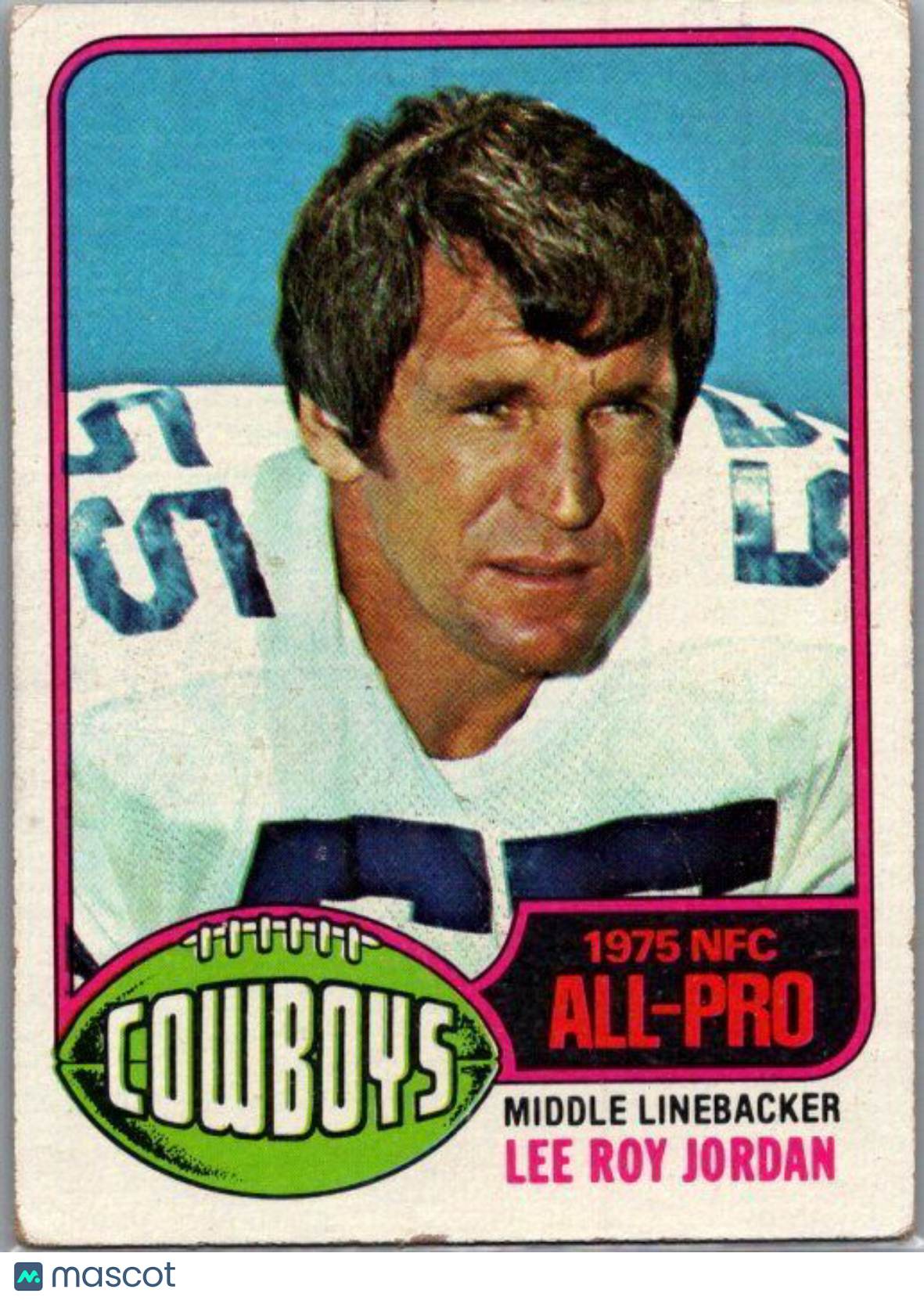 1976 Topps #490 Lee Roy Jordan