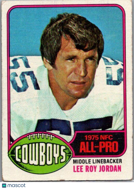 1976 Topps #490 Lee Roy Jordan