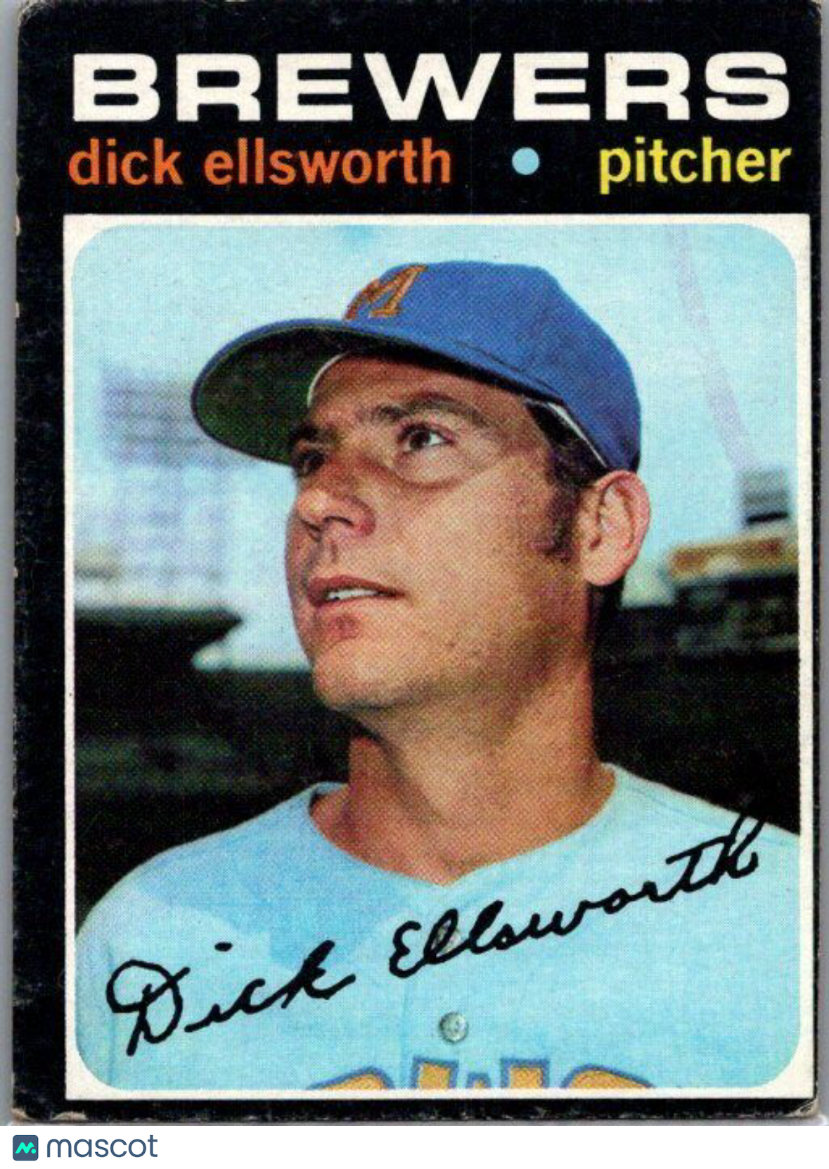 1971 Topps #309 Dick Ellsworth