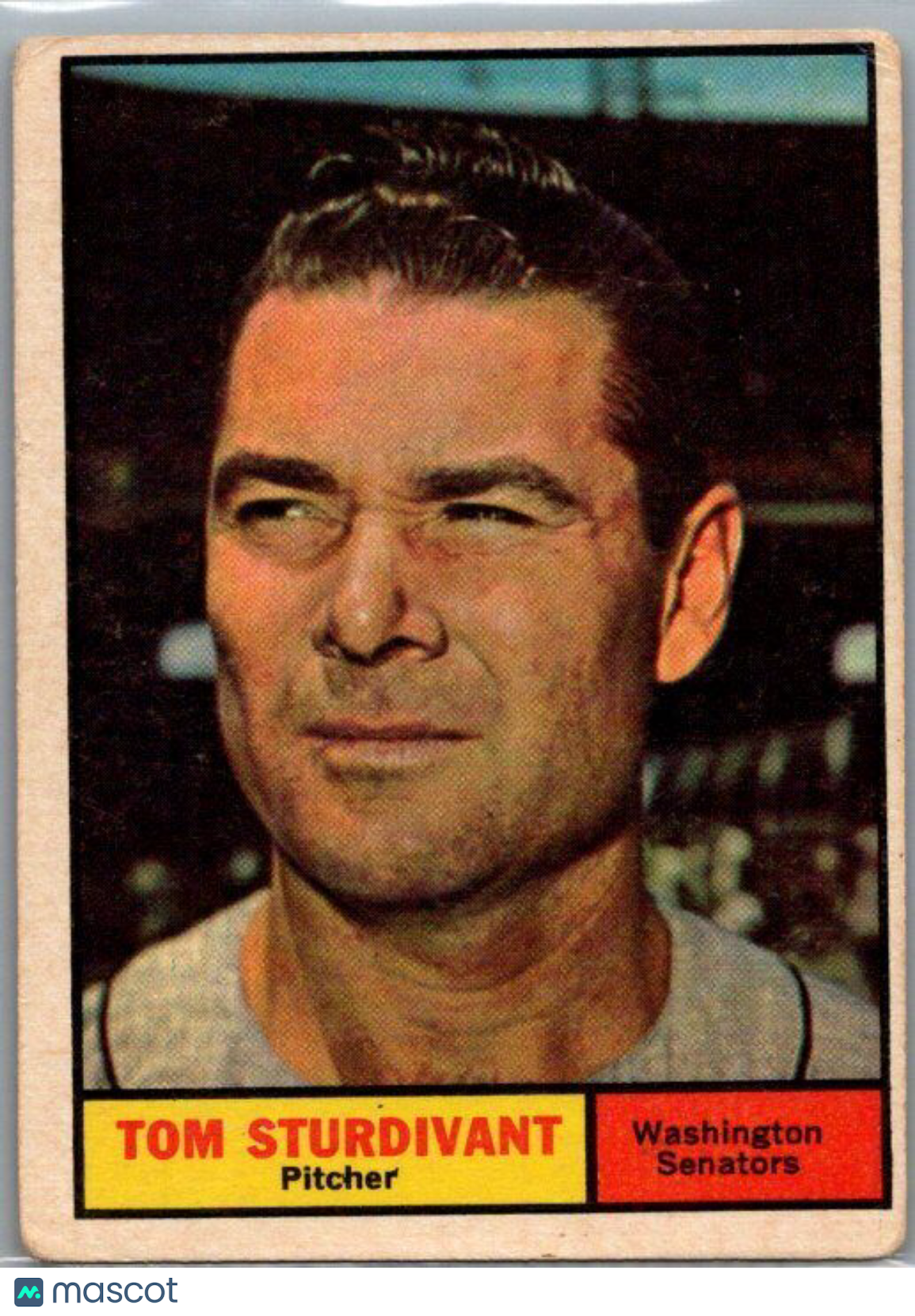 1961 Topps #293 Tom Sturdivant