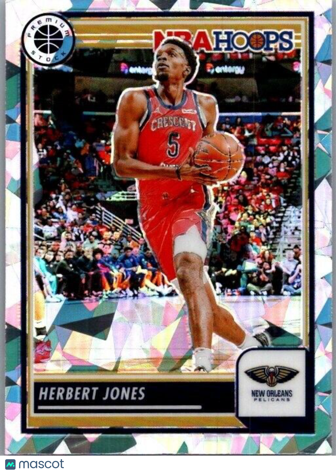 2023-24 Panini NBA Hoops Premium Stock - Ice Prizm #197 Herbert Jones