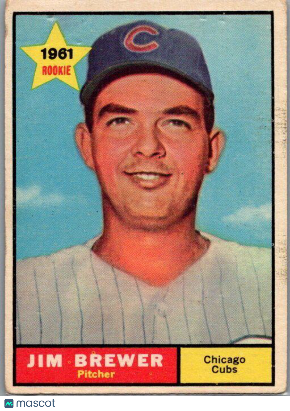 1961 Topps #317 Jim Brewer