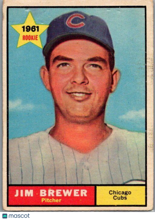 1961 Topps #317 Jim Brewer