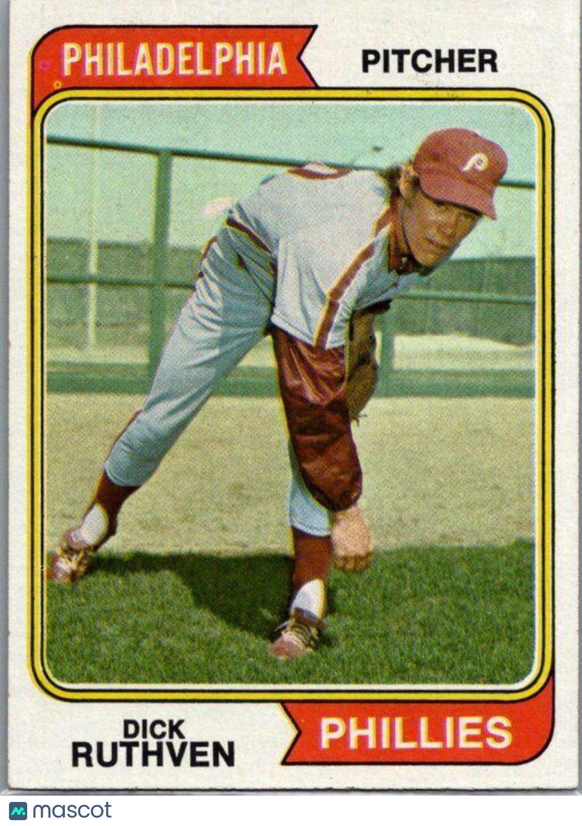 1974 Topps #47 Dick Ruthven