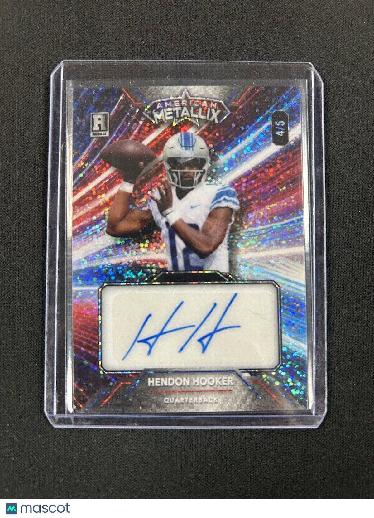 2023 Wild Card American Metallix Hendon Hooker Auto /5