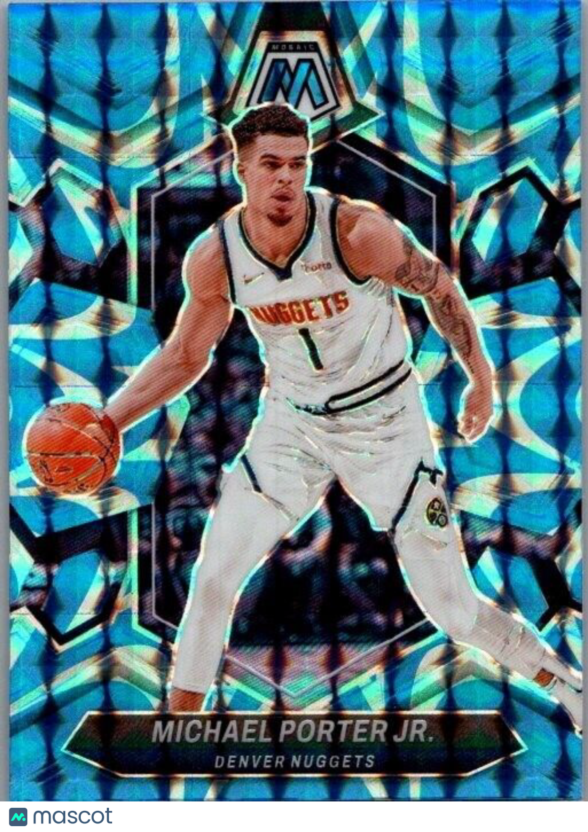 2023-24 Panini Mosaic - #110 Michael Porter Jr. Blue Reactive