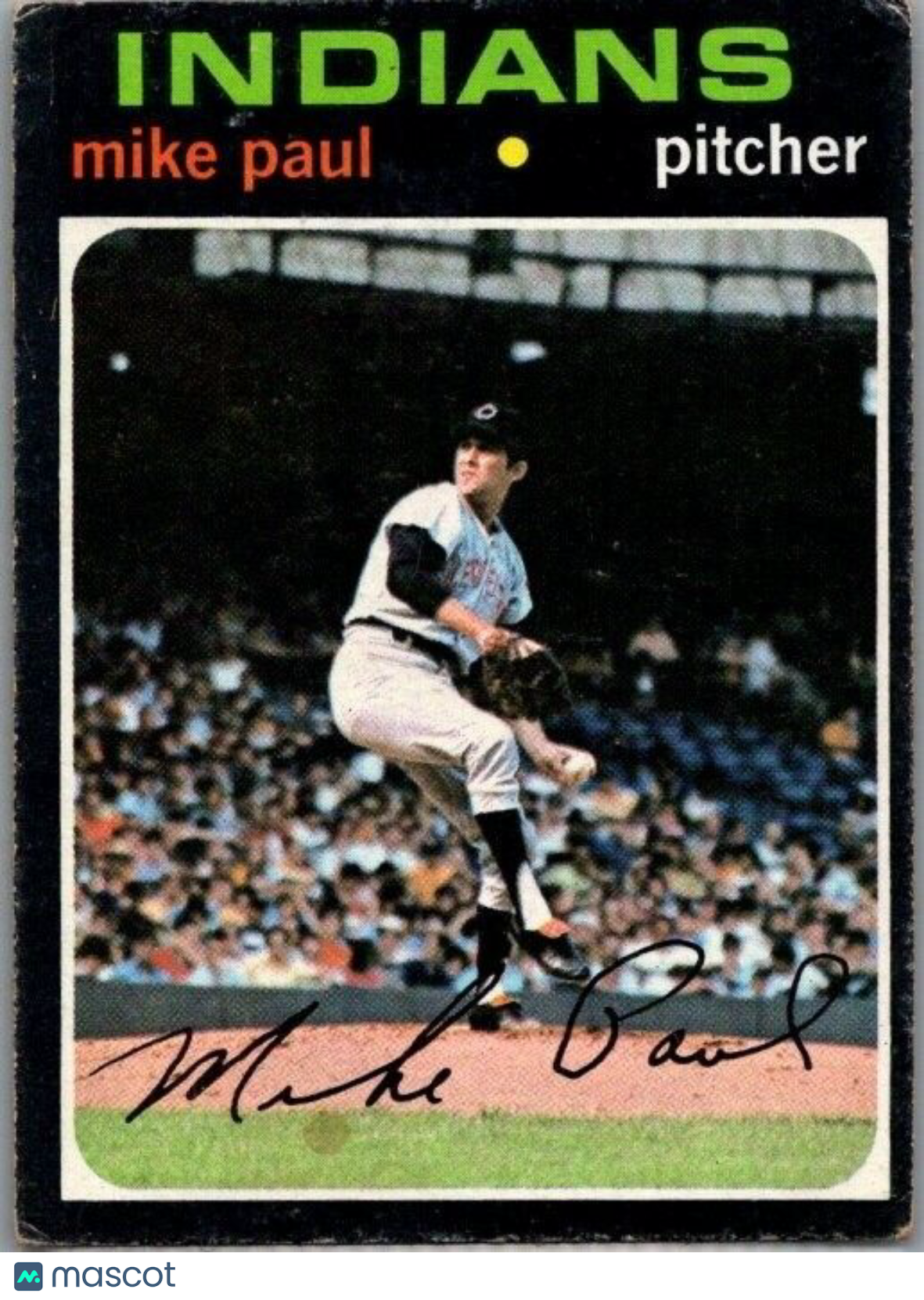 1971 Topps - #454 Mike Paul