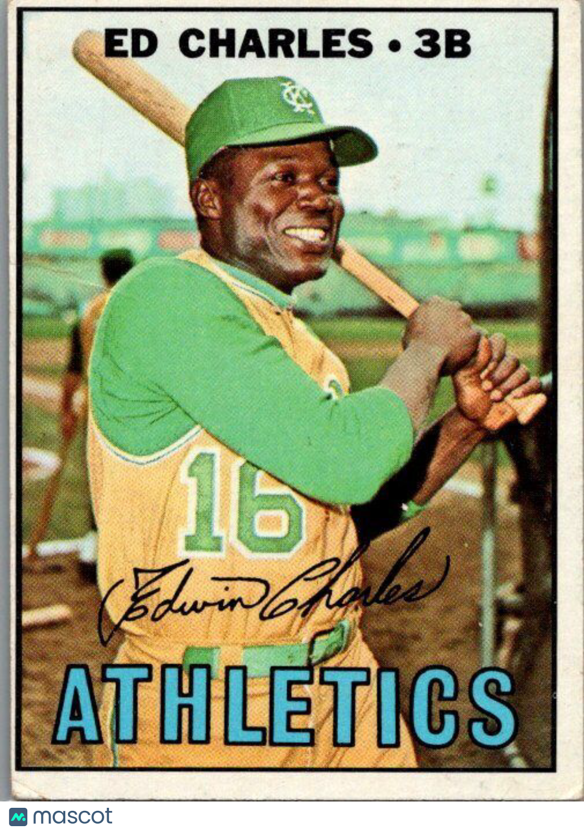 1967 Topps #182 Ed Charles