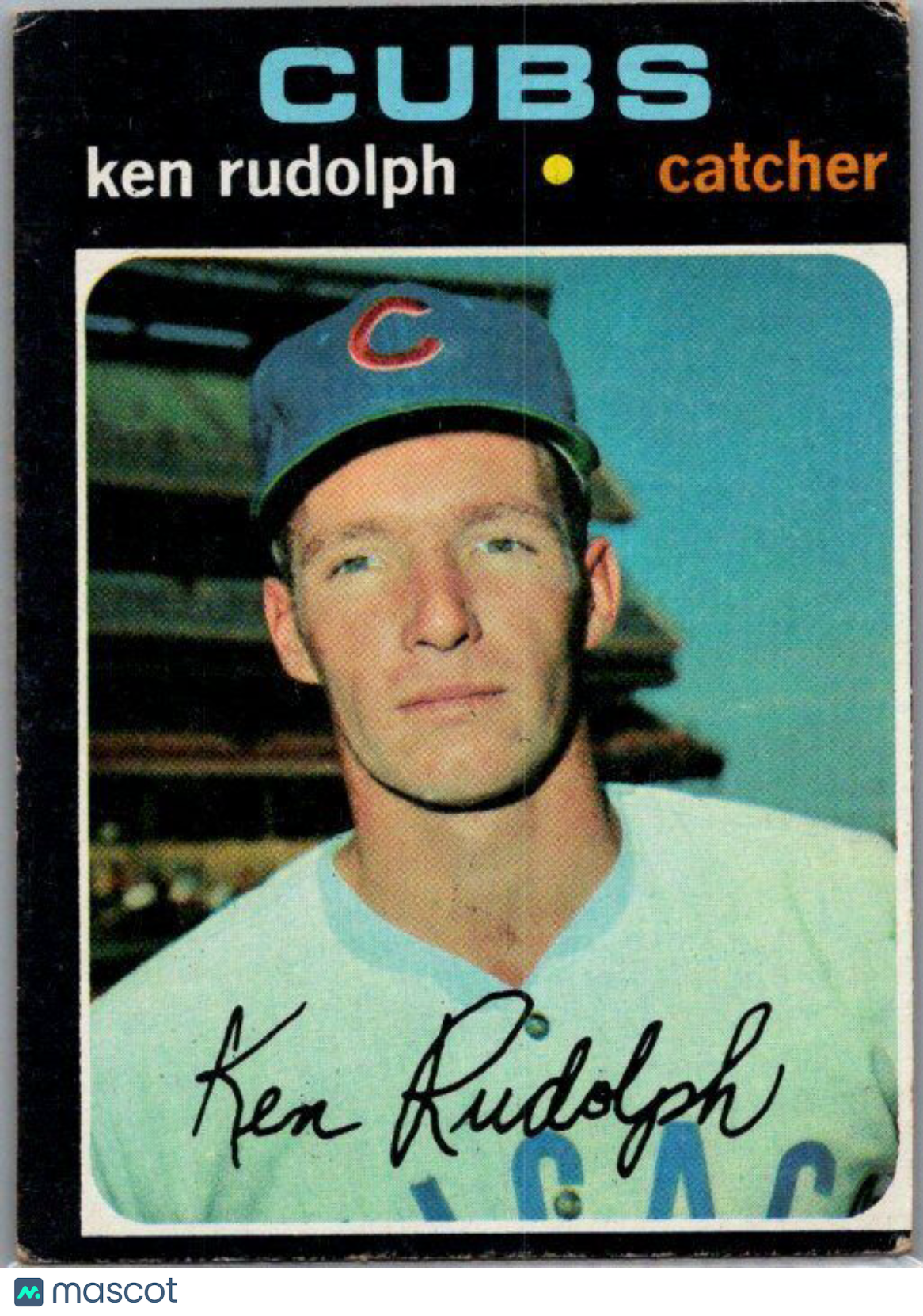 1971 Topps #472 Ken Rudolph