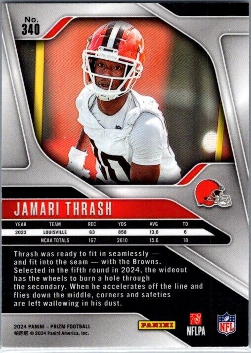 2024 Panini Prizm - #340 Jamari Thrash Rookie (RC)