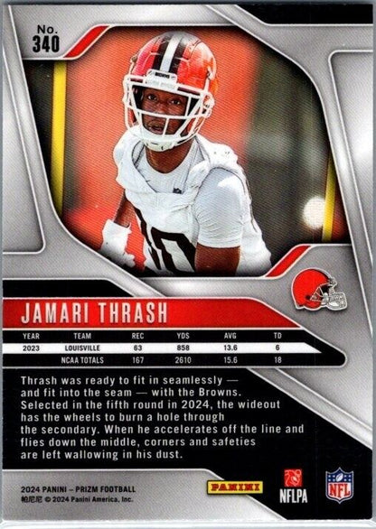 2024 Panini Prizm - #340 Jamari Thrash Rookie (RC)