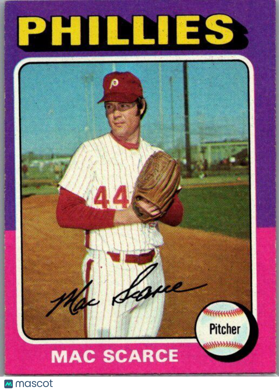 1975 Topps #527 Mac Scarce