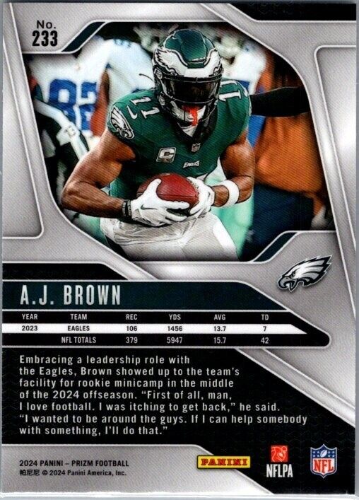 2024 Panini Prizm - #233 A.J. Brown