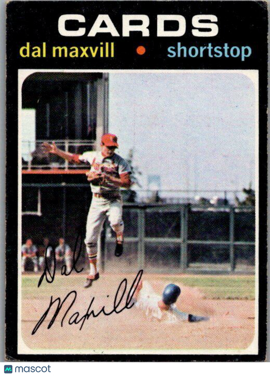 1971 Topps #476 Dal Maxvill