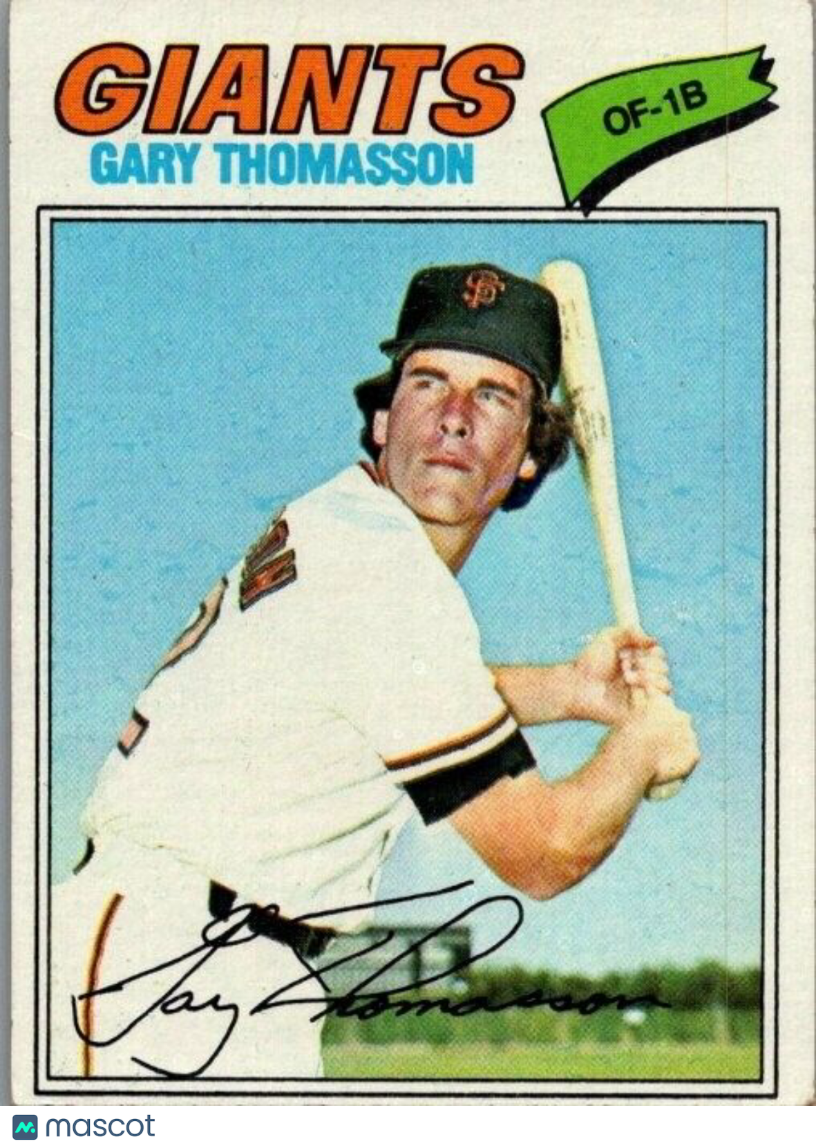 1977 Topps - #496 Gary Thomasson