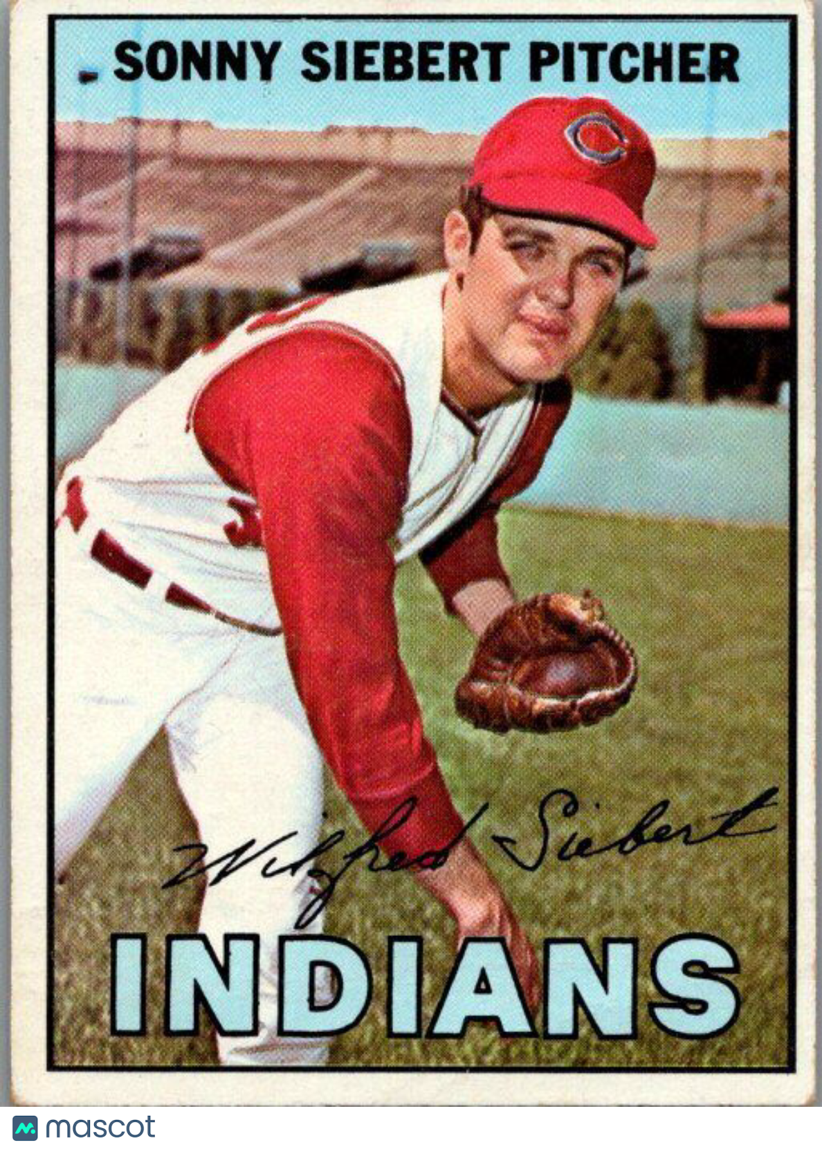 1967 Topps #95 Sonny Siebert