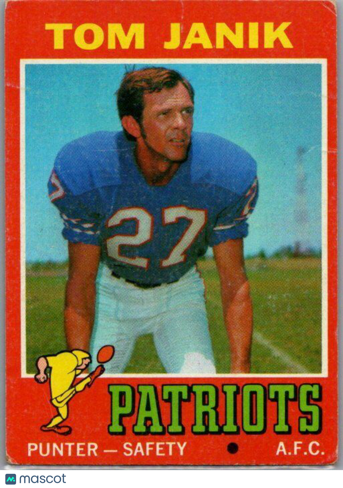 1971 Topps #82 Tom Janik