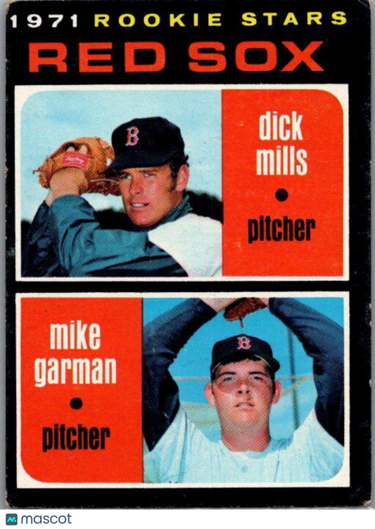 1971 Topps #512 Red Sox 1971 Rookie Stars