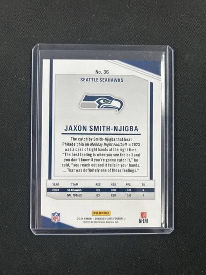 2024 Panini Donruss Elite - Pink #36 Jaxon Smith-Njigba /13