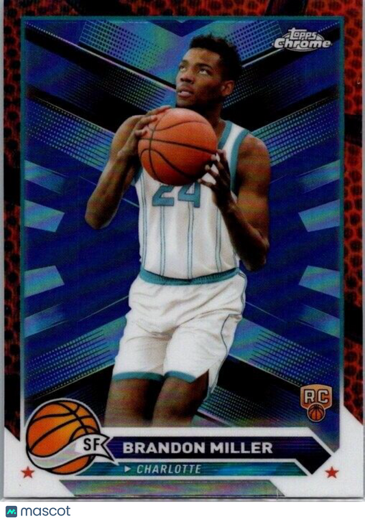 2023-24 Topps Chrome - #127 Brandon Miller (RC) Basketball