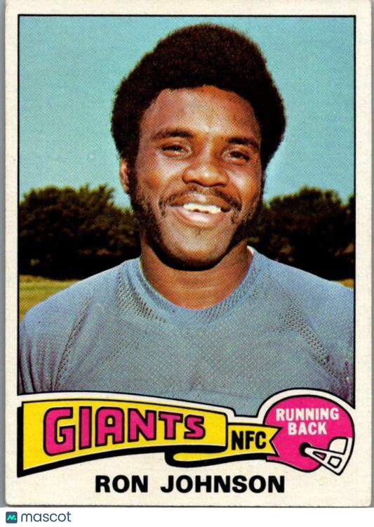 1975 Topps #395 Ron Johnson