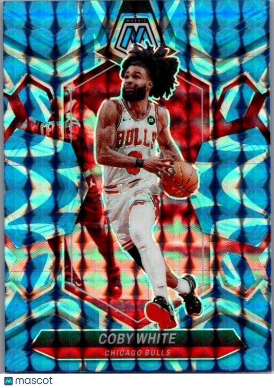 2023-24 Panini Mosaic - Reactive Blue Mosaic Prizm #106 Coby White