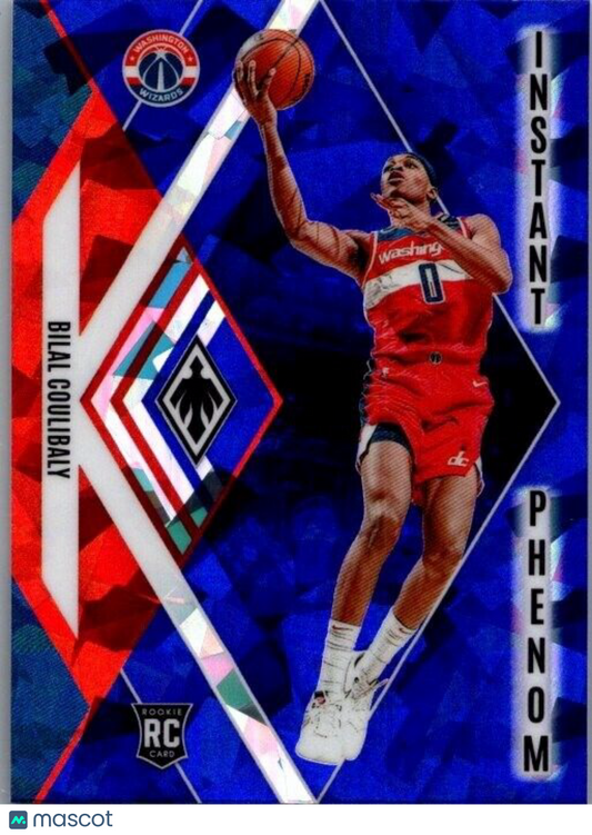 2023-24 Panini Phoenix - Instant Phenom #15 Bilal Coulibaly (RC) Blue Ice