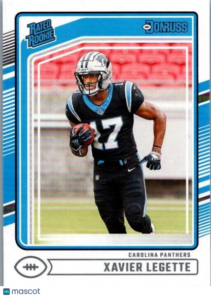 2024 Panini Donruss - Rated Rookie #323 Xavier Legette (RC)