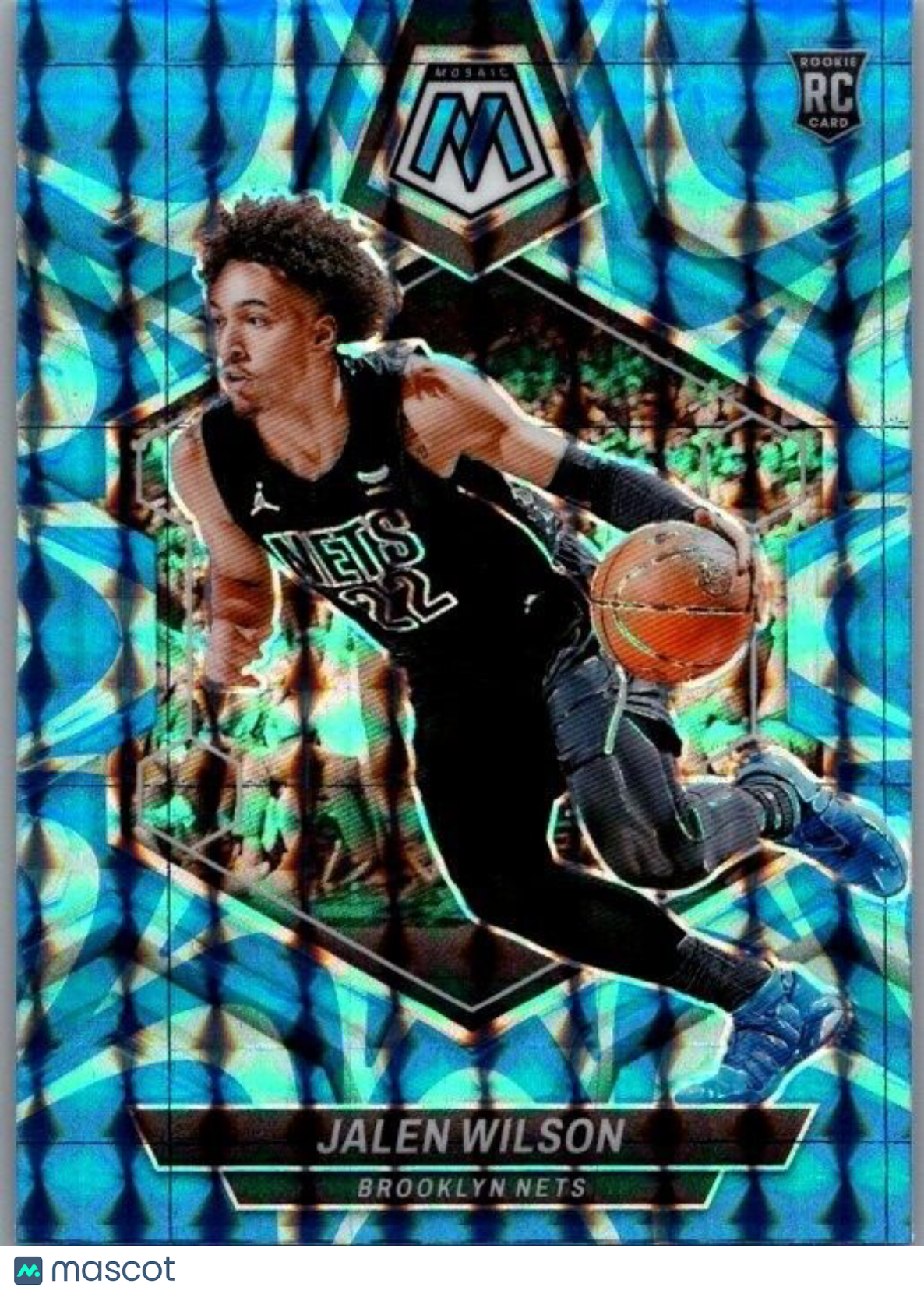 2023-24 Panini Mosaic - Rookies #203 Jalen Wilson (RC) Blue Reactive