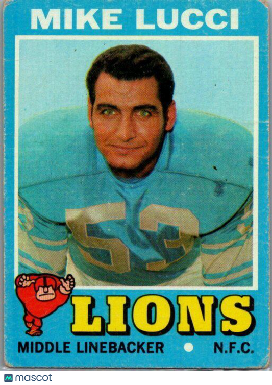 1971 Topps #105 Mike Lucci