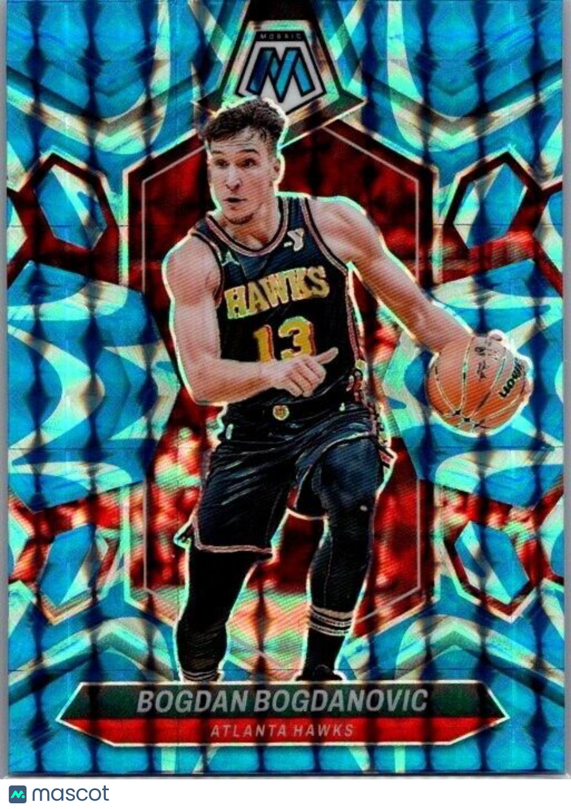 2023-24 Panini Mosaic - #24 Bogdan Bogdanovic Blue Reactive