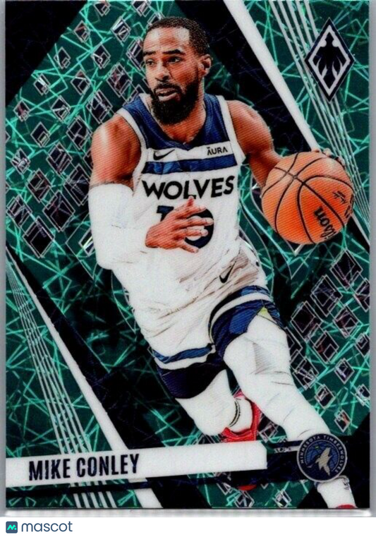 2023-24 Panini Phoenix - #48 Mike Conley Teal Lazer