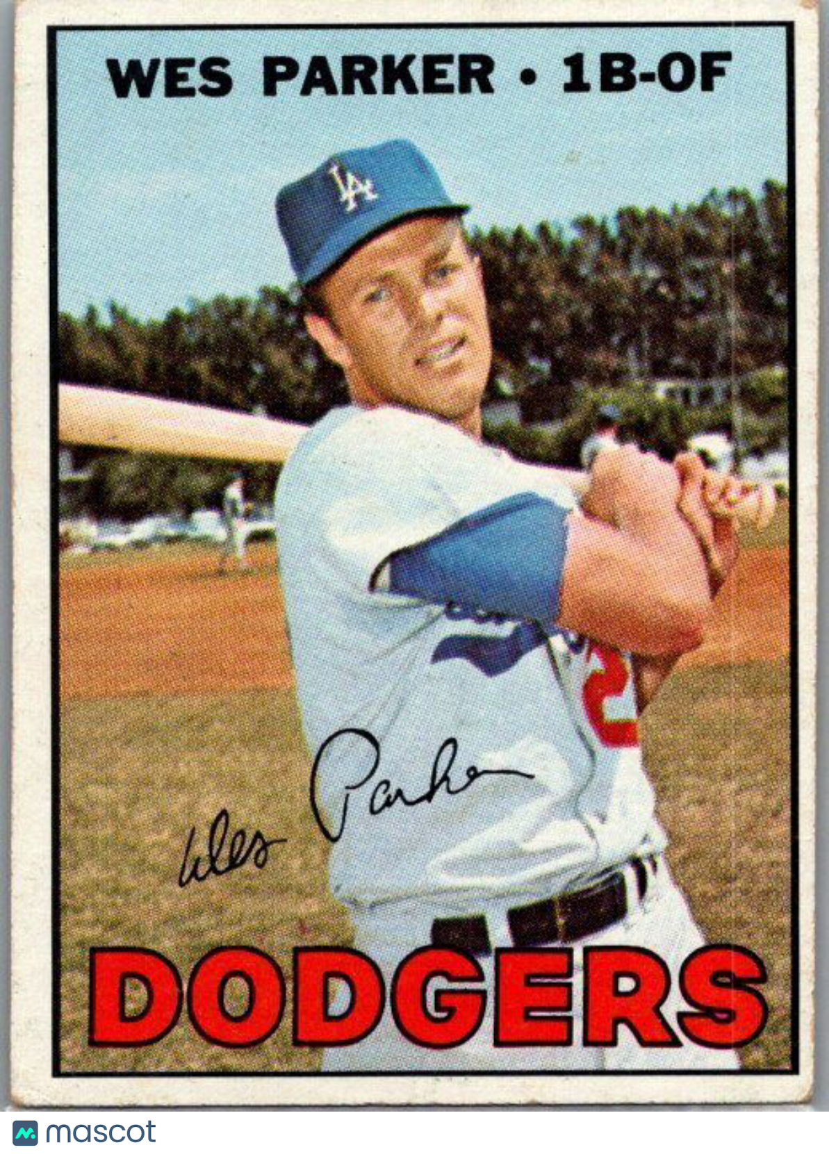 1967 Topps #218 Wes Parker