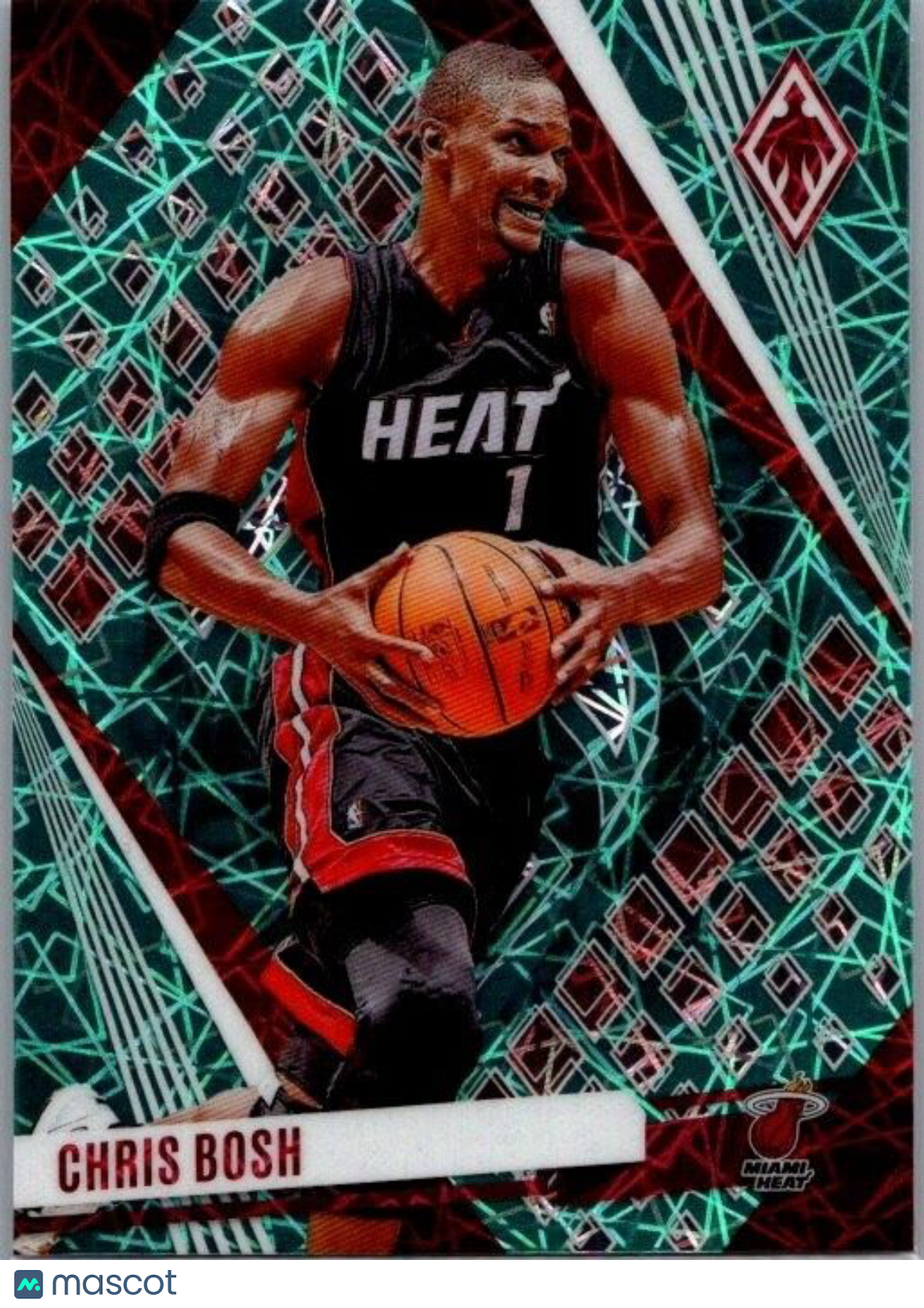 2023-24 Panini Phoenix - Teal Lazer Phoenix #93 Alonzo Mourning Teal Lazer