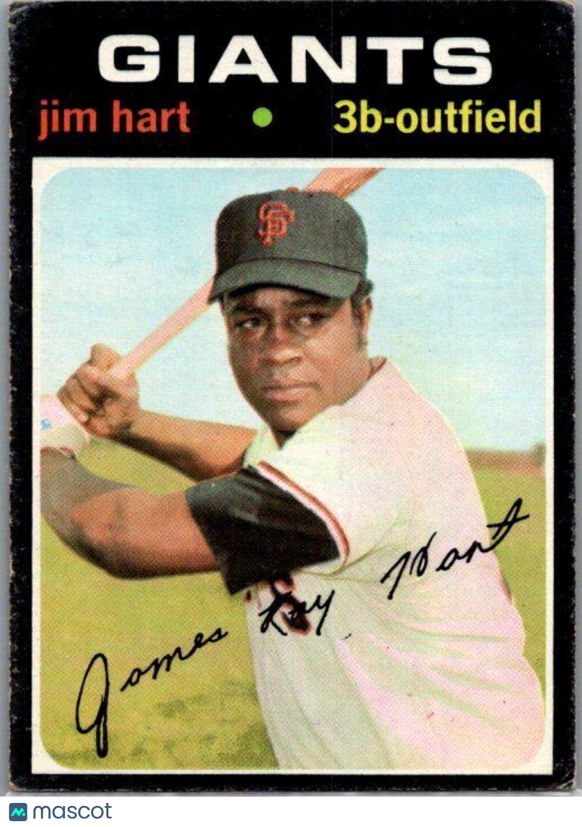 1971 Topps #461 Jim Hart