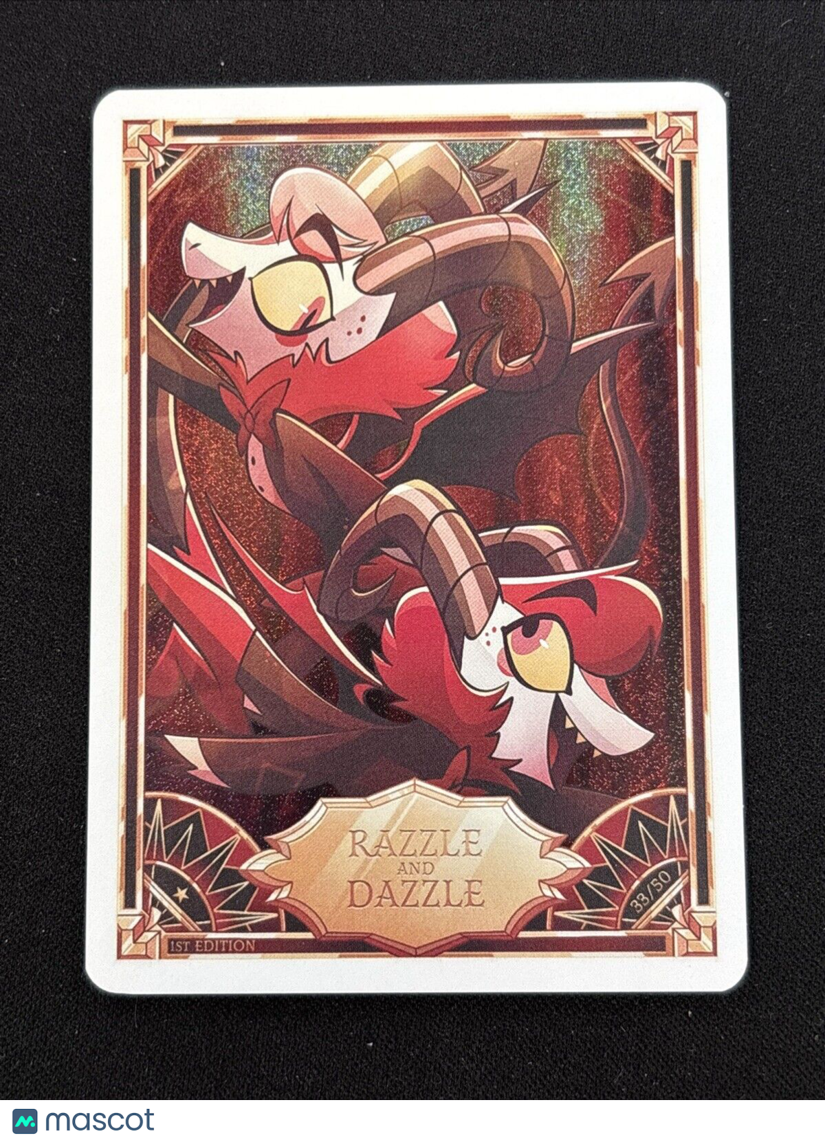 Hazbin Hotel Trading Card - Razzle And Dazzle 33/50 Premium FOIL - 1st Edition