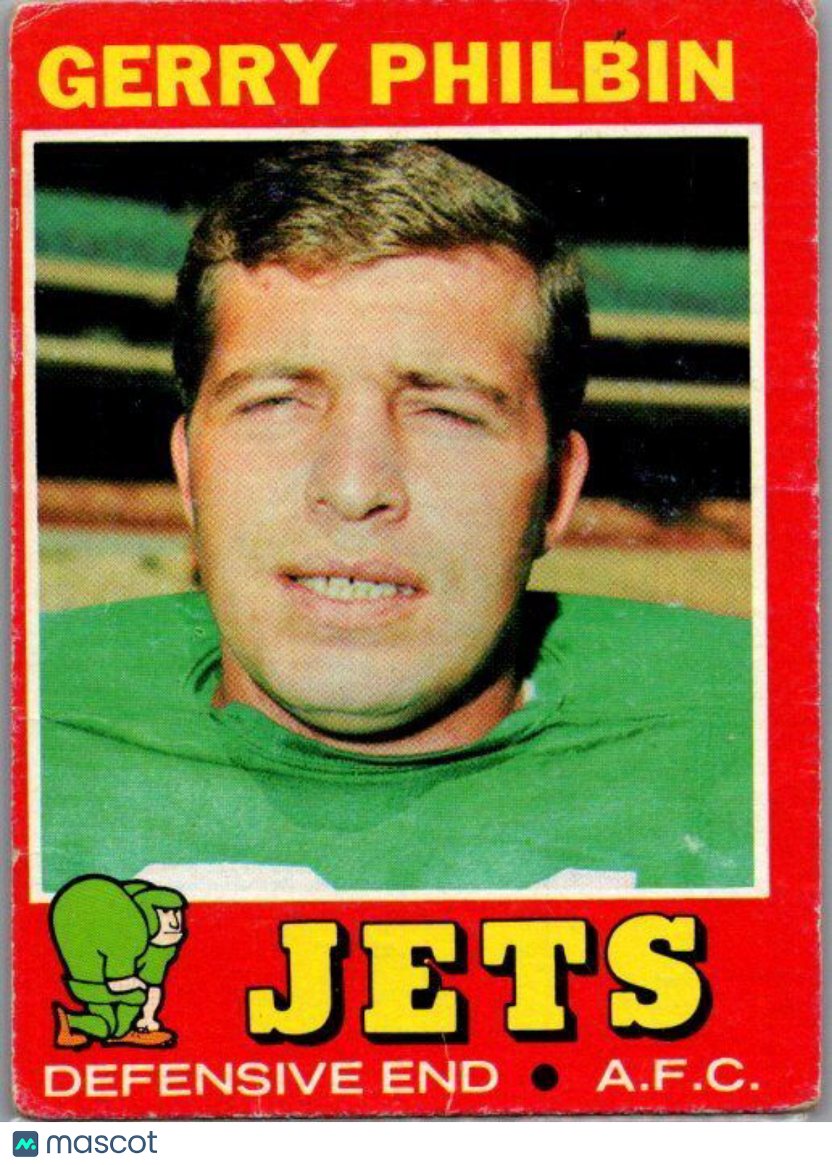 1971 Topps #98 Gerry Philbin