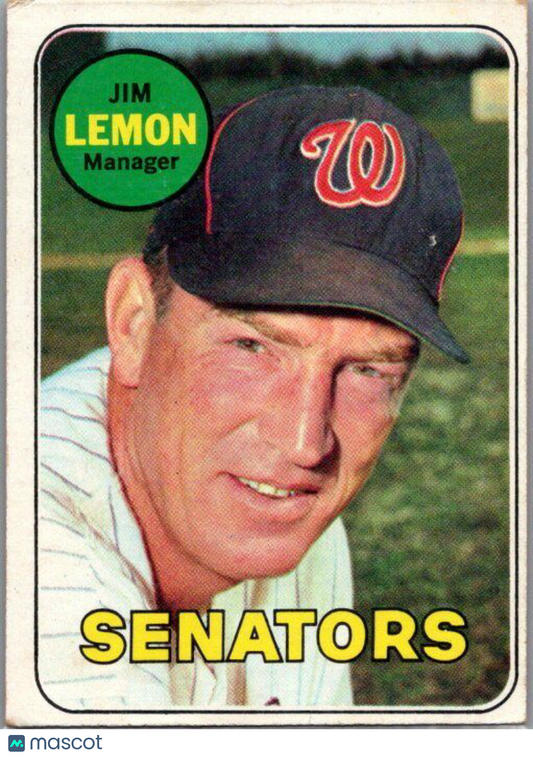 1969 Topps #294 Jim Lemon