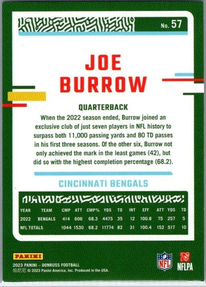 2023 Donruss Joe Burrow #57