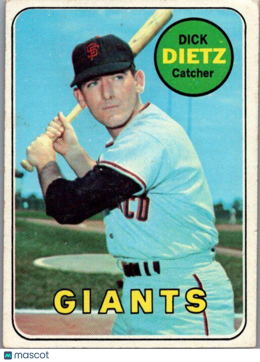 1969 Topps #293 Dick Dietz